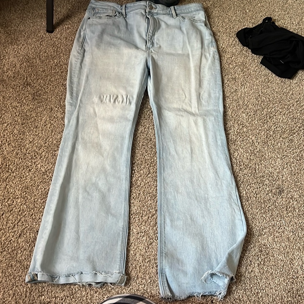 Light blue jeans